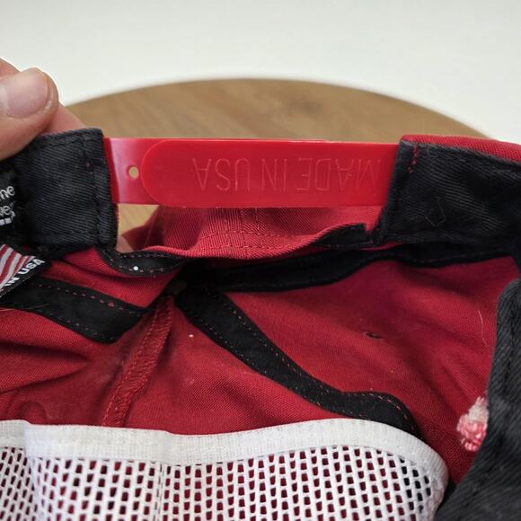 Make America Great Again Hat Cap Snap Back Red Cali Fame Trucker Mesh Mens USA - Picture 9 of 11